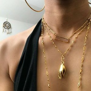 Mudra Hand Layering Necklace: Coming Soon